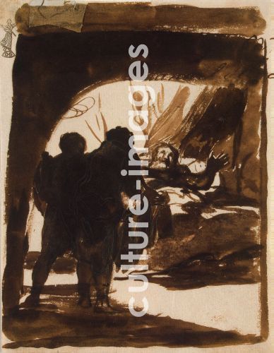 Francisco de Goya, Die Brüder zeigen Jakob Josefs blutiges Gewand