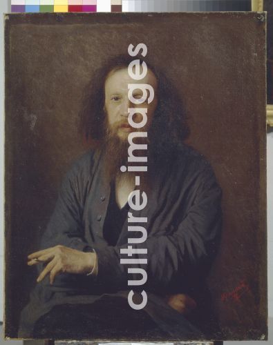 Iwan Nikolajewitsch Kramskoi, Porträt von Dmitri Iwanowitsch Mendelejew