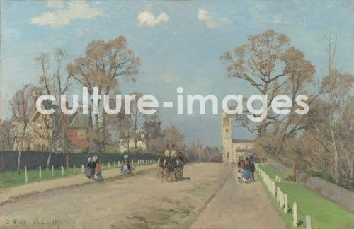Camille Pissarro, Die Strasse, Sydenham Camille Pissarro, Die Strasse, Sydenham