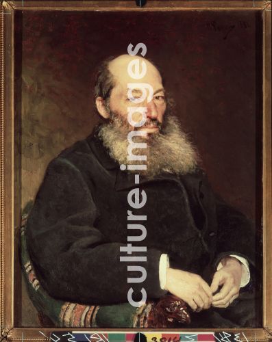 Ilja Jefimowitsch Repin, Porträt des Dichters Afanassi Fet (1820-1892)
