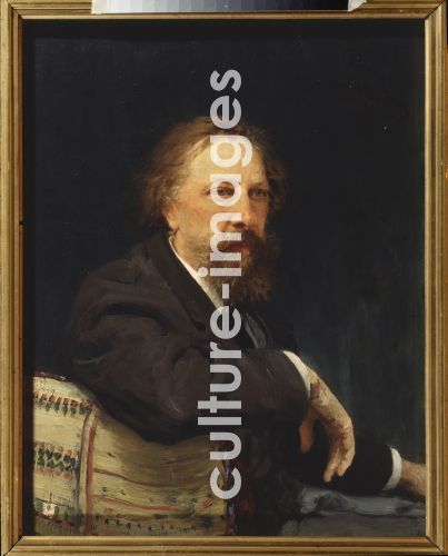 Ilja Jefimowitsch Repin, Porträt des Schriftstellers Grafen Alexei Konstantinowitsch Tolstoi (1817-1875)