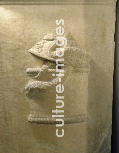 The gravestone of a priestess of Isis The gravestone of a priestess of Isis
