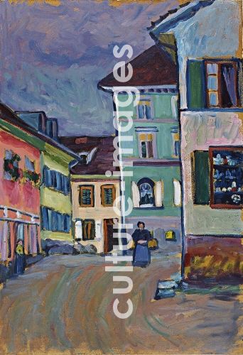 Wassily Wassiljewitsch Kandinsky, Murnau. Johannisstrasse Wassily Wassiljewitsch Kandinsky, Murnau. Johannisstrasse