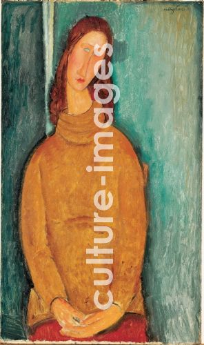 Amedeo Modigliani, Porträt von Jeanne Hébuterne Amedeo Modigliani, Porträt von Jeanne Hébuterne
