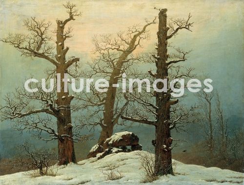 Caspar David Friedrich, Hünengrab im Schnee