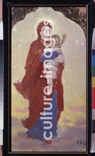Viktor Michailowitsch Wasnezow, Madonna mit dem Kinde Viktor Michailowitsch Wasnezow, Madonna mit dem Kinde