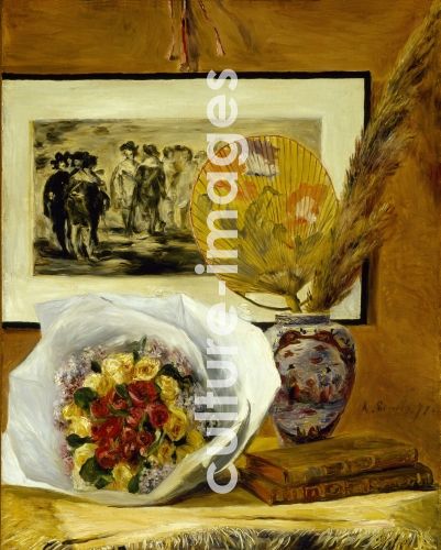 Pierre Auguste Renoir, Stillleben mit Blumenstrauß