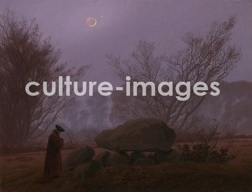 Caspar David Friedrich, Spaziergang in der Abenddämmerung Caspar David Friedrich, Spaziergang in der Abenddämmerung