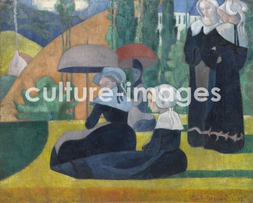 Ilja Jefimowitsch Repin, Bretoninnen mit Sonnenschirme