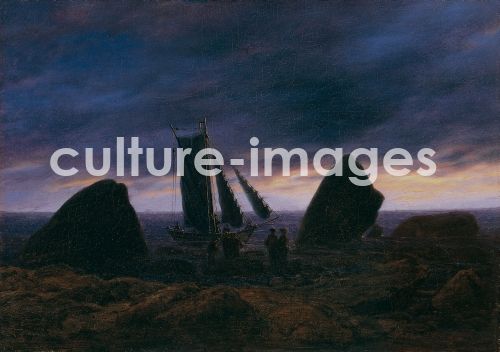 Caspar David Friedrich, Fischerboot auf der Ostsee Caspar David Friedrich, Fischerboot auf der Ostsee