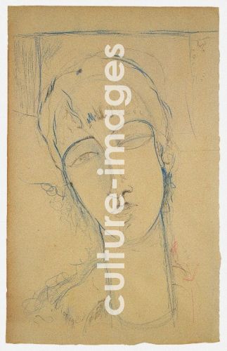 Amedeo Modigliani, Anna Achmatowa (Ritratto di Donna Rossa)