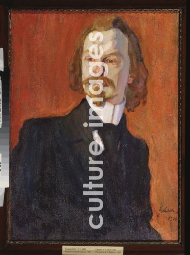Nikolai Pawlowitsch Uljanow, Porträt des Dichters Konstantin Balmont (1867-1942)
