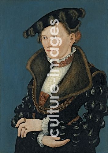 Lucas Cranach der Jüngere, Bildnis einer Frau