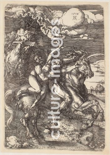 Albrecht Dürer, Die Entführung der Proserpina auf dem Einhorn