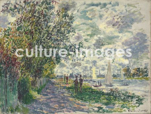 Claude Monet, La berge du Petit-Gennevilliers Claude Monet, La berge du Petit-Gennevilliers