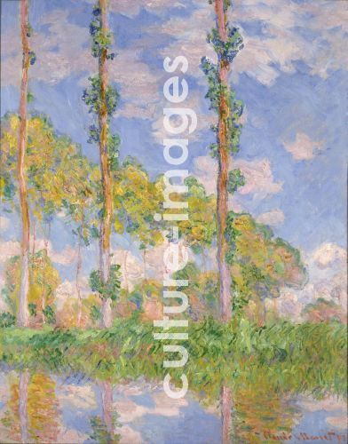 Claude Monet, Pappeln auf der Sonne Claude Monet, Pappeln auf der Sonne