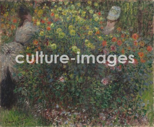 Claude Monet, Frauen zwischen Blumen Claude Monet, Frauen zwischen Blumen