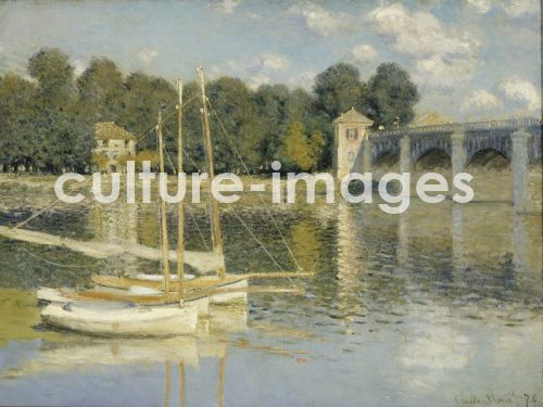 Claude Monet, Die Brücke von Argenteuil Claude Monet, Die Brücke von Argenteuil