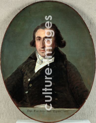 Francisco Goya, Porträt von Martín Zapater