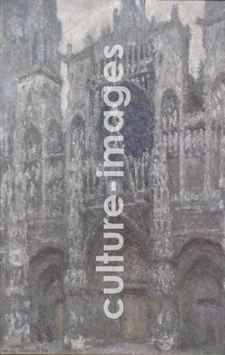 Claude Monet, Kathedrale von Rouen an einem grauen Tag Claude Monet, Kathedrale von Rouen an einem grauen Tag