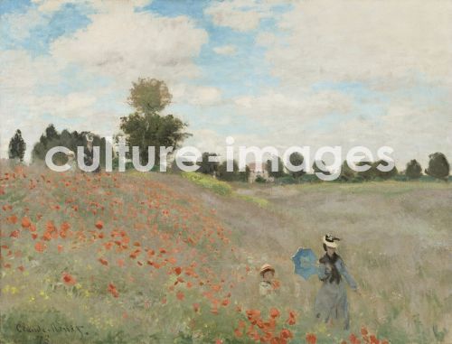 Claude Monet, Mohnfeld Claude Monet, Mohnfeld
