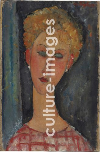 Amedeo Modigliani, La blonde aux boucles d