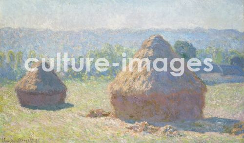 Claude Monet, Heuschober. Das Sommerende Claude Monet, Heuschober. Das Sommerende