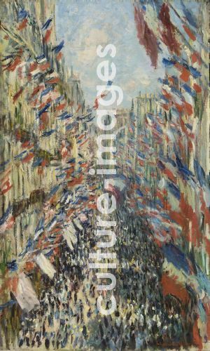 Claude Monet, La Rue Montorgueil à Paris. Fête du 30 juin 1878 Claude Monet, La Rue Montorgueil à Paris. Fête du 30 juin 1878