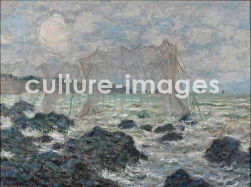 Claude Monet, Fischernetze in Pourville Claude Monet, Fischernetze in Pourville
