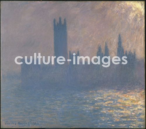 Claude Monet, Parlamentsgebäude. Sonnenlicht (Le Parlement, effet de soleil) Claude Monet, Parlamentsgebäude. Sonnenlicht (Le Parlement, effet de soleil)