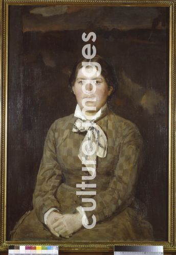 Viktor Michailowitsch Wasnezow, Bildnis Alexandra Wladimirowna Wasnezowa, Frau des Künstlers Viktor Michailowitsch Wasnezow, Bildnis Alexandra Wladimirowna Wasnezowa, Frau des Künstlers
