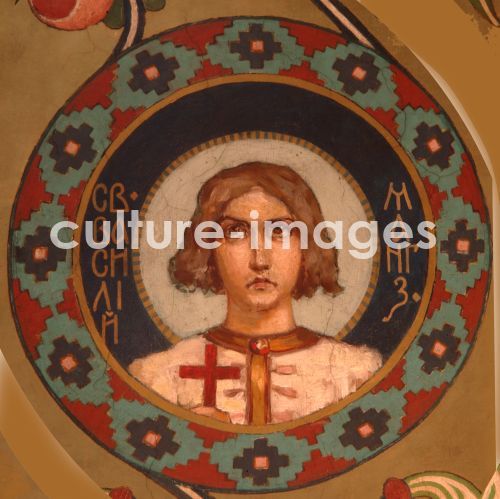 Viktor Michailowitsch Wasnezow, Heiliger Basilius von Mangaseja Viktor Michailowitsch Wasnezow, Heiliger Basilius von Mangaseja