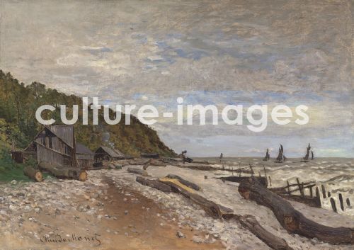 Claude Monet, Le Chantier de petits navires, près de Honfleur Claude Monet, Le Chantier de petits navires, près de Honfleur