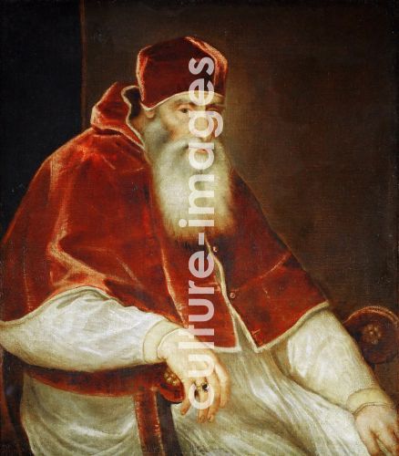 Tizian, Porträt des Papst Paul III. Farnese