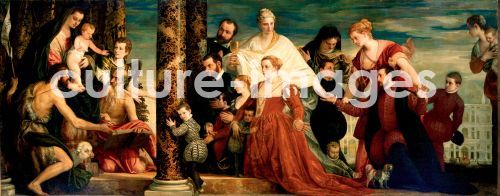 Paolo Veronese, Die Madonna mit der Familie Cuccina