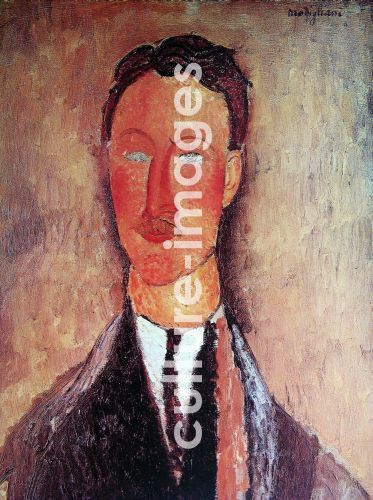 Amedeo Modigliani, Porträt von Léopold Survage Amedeo Modigliani, Porträt von Léopold Survage