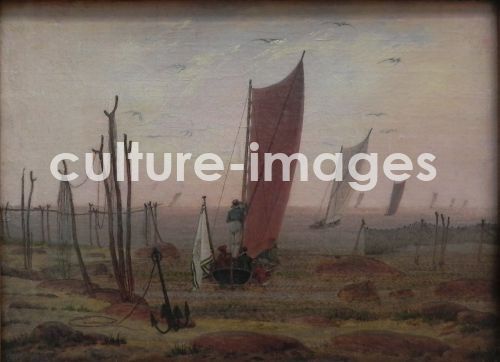 Caspar David Friedrich, Morgen (Ausfahrende Boote)