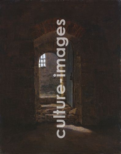 Caspar David Friedrich, Toreingang in Meißen Caspar David Friedrich, Toreingang in Meißen
