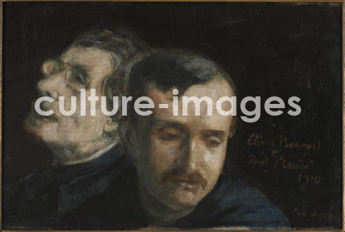 Émile Bernard, Doppelporträt von Paul Claudel und Élémir Bourges Émile Bernard, Doppelporträt von Paul Claudel und Élémir Bourges