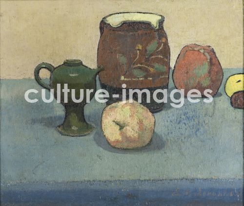 Émile Bernard, Steintöpfe und Äpfel Émile Bernard, Steintöpfe und Äpfel