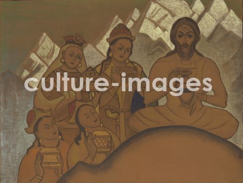 Nicholas Roerich, Die heilige Gabe. Aus der Serie Sikkim