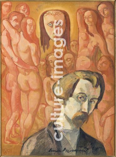 Émile Bernard, Symbolisches Selbstporträt (Vision) Émile Bernard, Symbolisches Selbstporträt (Vision)