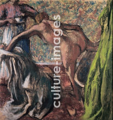 Edgar Degas, Frühstück nach dem Bad (Das Bad) Edgar Degas, Frühstück nach dem Bad (Das Bad)