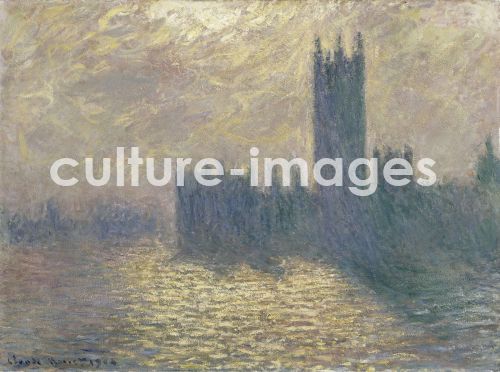 Claude Monet, Das Parlament, stürmischer Himmel
