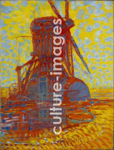 Piet Mondrian, Mühle im Sonnenlicht