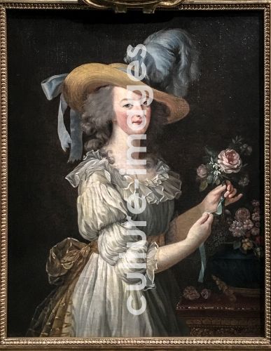 Marie Louise Elisabeth Vigée-Lebrun, Porträt von Marie Antoinette im Musselinkleid
