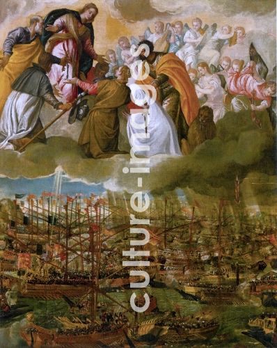 Paolo Veronese, Allegorie der Seeschlacht von Lepanto