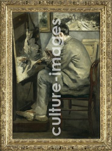 Pierre Auguste Renoir, Frédéric Bazille an der Staffelei