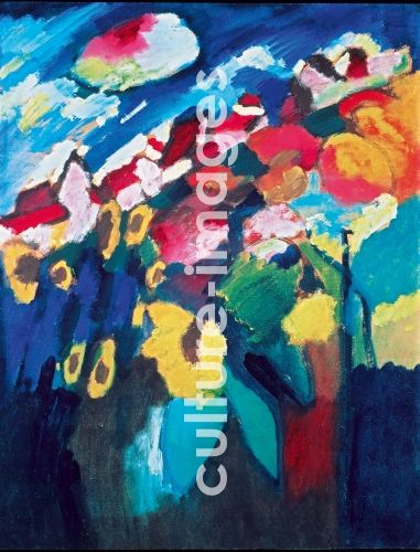 Wassily Wassiljewitsch Kandinsky, Murnau, der Garten II