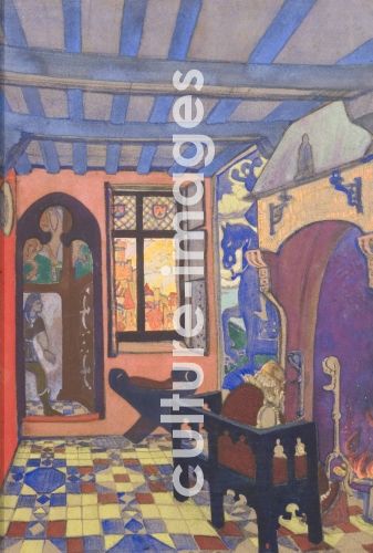 Nicholas Roerich, Bühnenbildentwurf zum Theaterstück Prinzessin Maleine von M. Maeterlinck